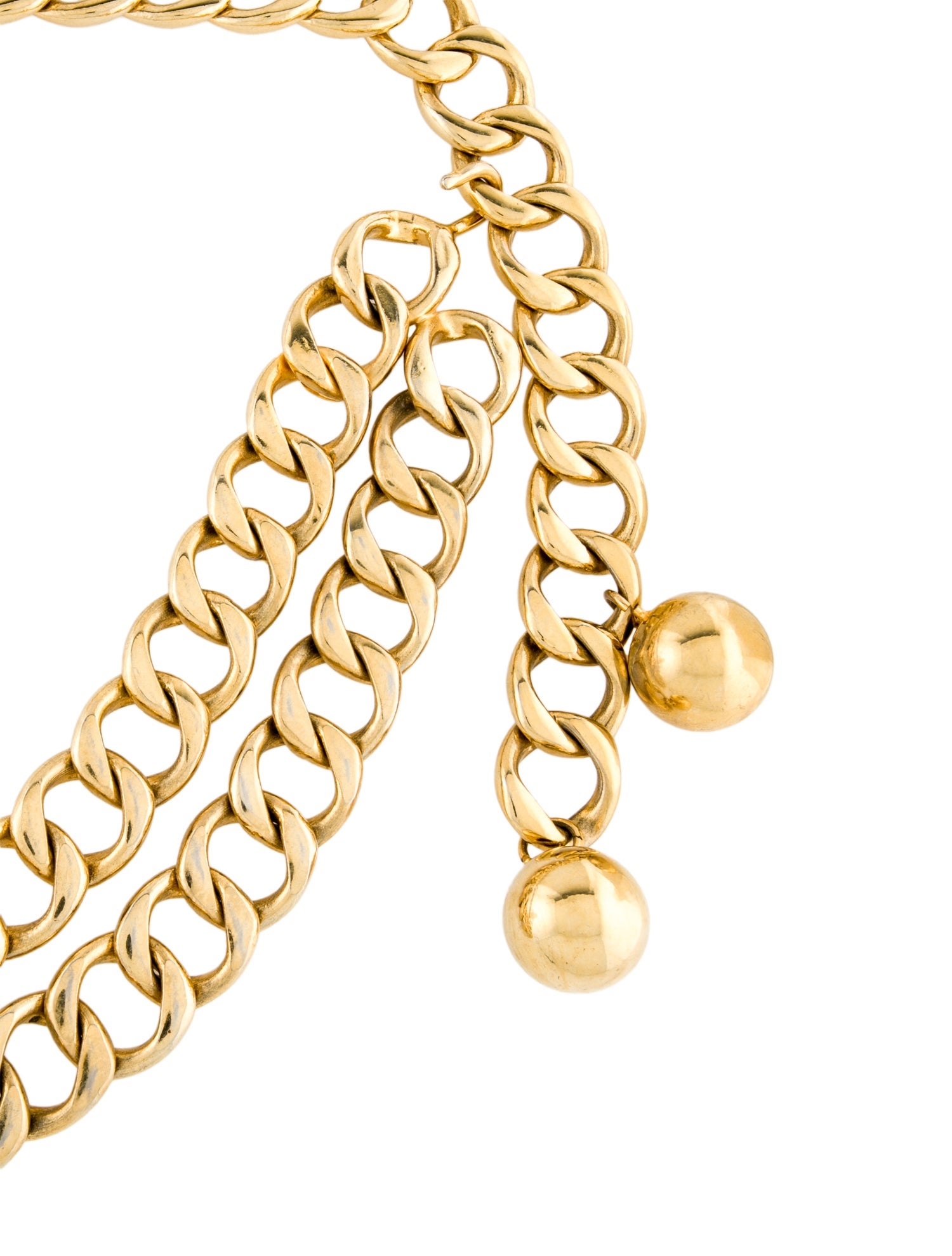 Chanel Vintage Interlocking CC Logo Waist Belt